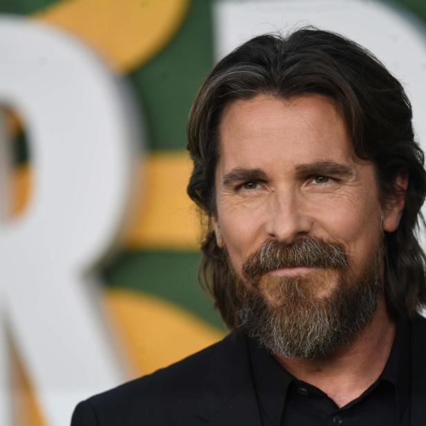 Christian Bale bei der Europapremiere von „Amsterdam“ in London.