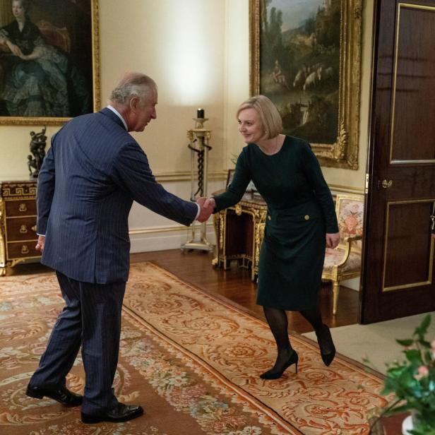 King Charles III und Liz Truss
