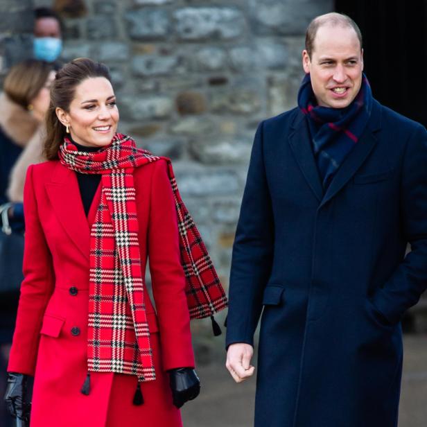 Kate Middleton und Prinz William bei einem öffentlichen Auftritt.