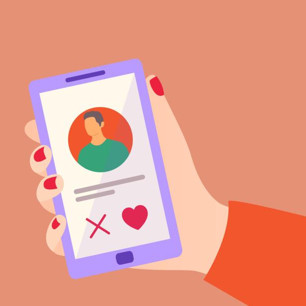Tinder: Nach rechts wischen ist ein „Like“, nach links ein „Leider nein“.