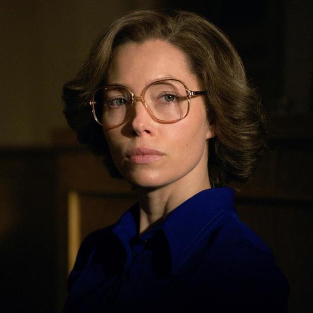 Jessica Biel in der Rolle der Candy Montgomery.
