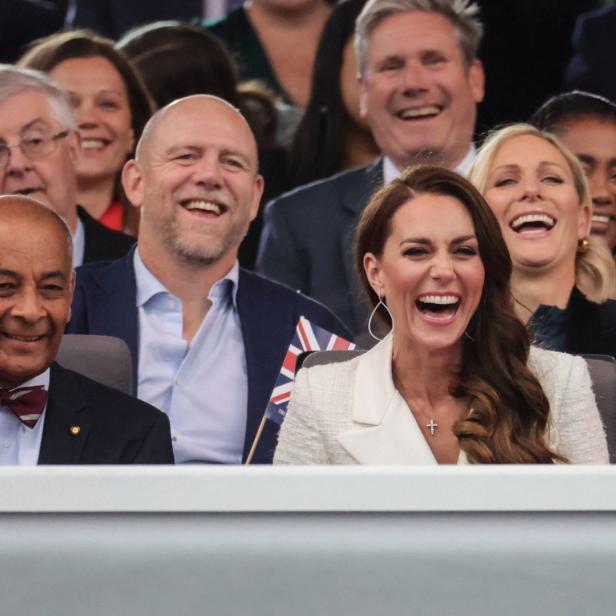 Mike Tindall im Bild mit Prinzessin Kate.