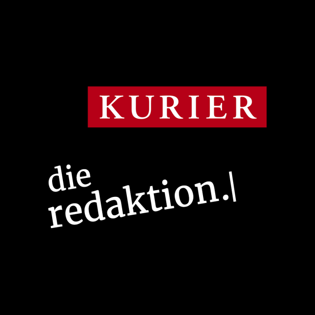 Das Logo der Zeitung „Kurier“ mit dem Schriftzug „die redaktion.“.