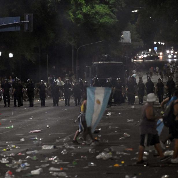 Die WM-Feier in Buenos Aires endete mit Verletzten