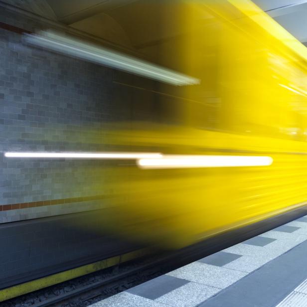 Underground train in Berlin