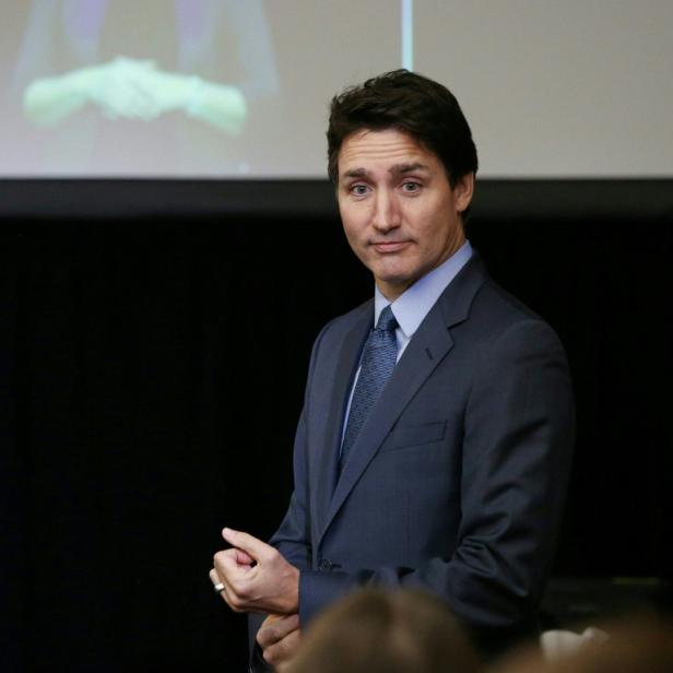 Justin Trudeau bei einer Veranstaltung.