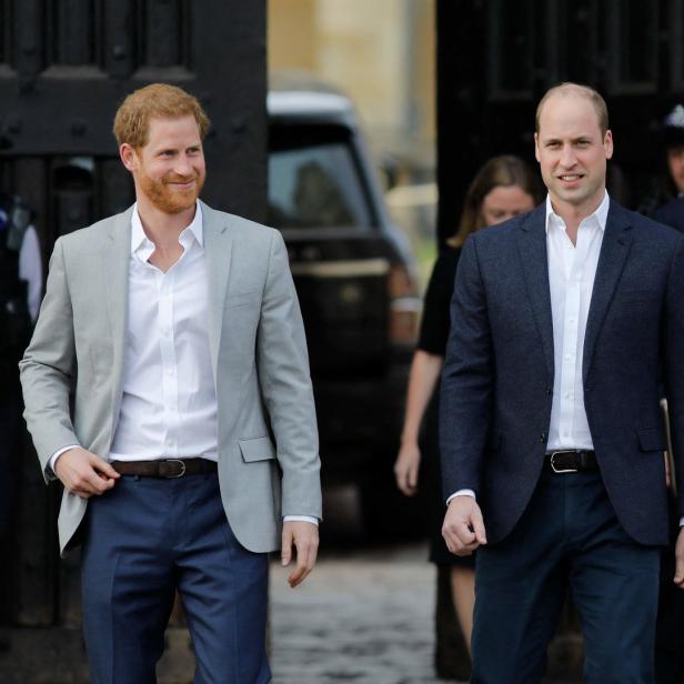 Prinz Harry und Prinz William.