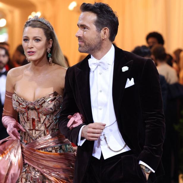 Blake Lively und Ryan Reynolds bei der Met Gala.