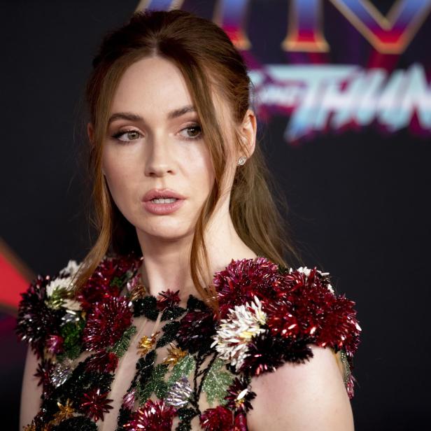 Karen Gillan auf dem roten Teppich für „Thor: Love and Thunder“.