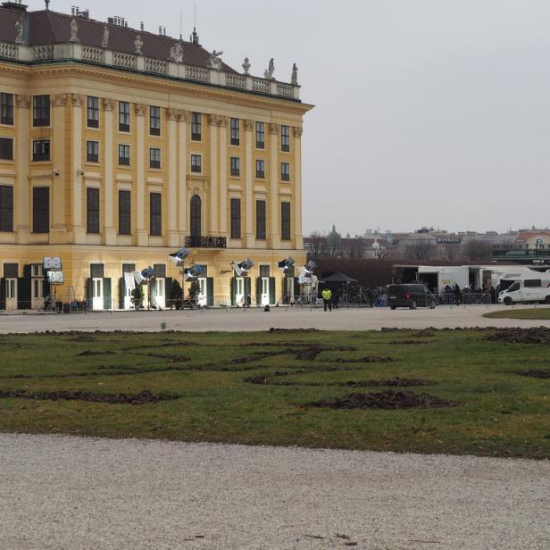 Das Schloss Schönbrunn in Wien dient als Filmkulisse.