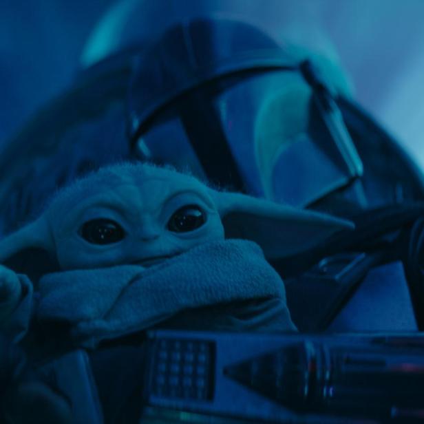 Szene aus der dritten Staffel von „The Mandalorian“.