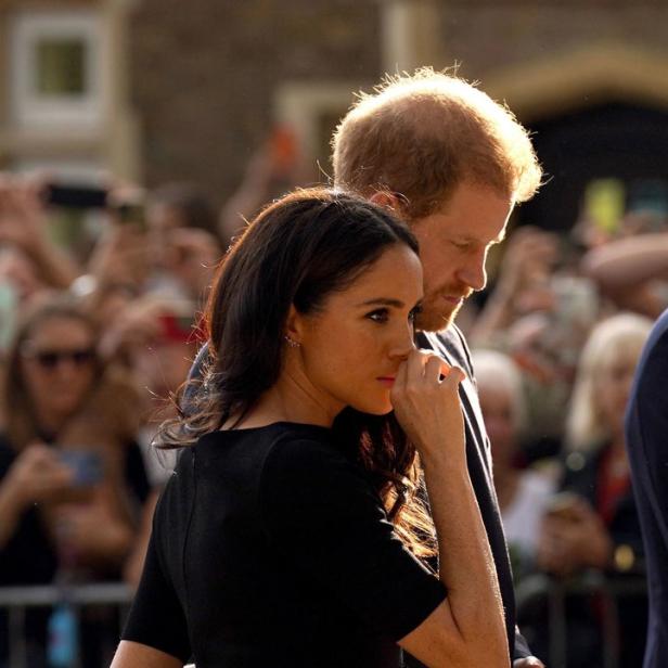 Meghan und Harry in der Öffentlichkeit.