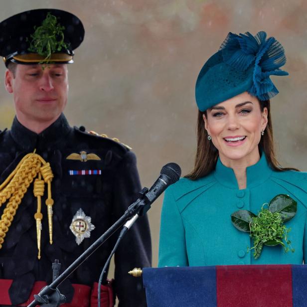 Prinz William und Prinzessin Kate beim St. Patrick's Day Empfang.