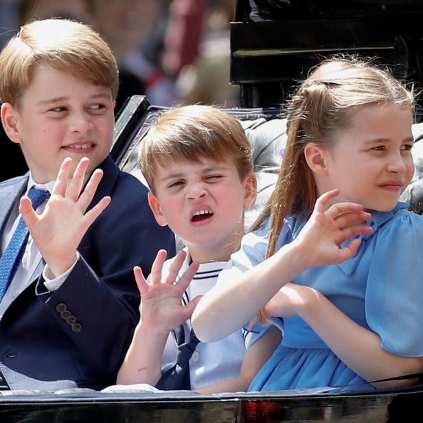 Prinz George, Prinz Louis und Prinzessin Charlotte.