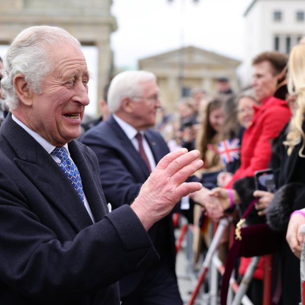 König Charles III. bei einem Besuch in Berlin.
