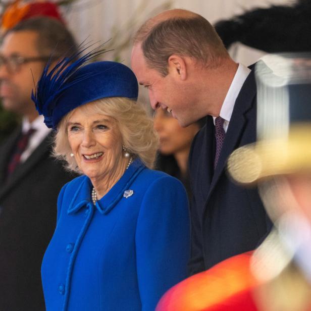 Queen Camilla und Prinz William.
