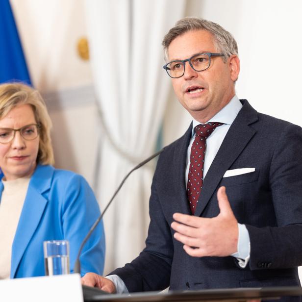 Leonore Gewessler und Magnus Brunner