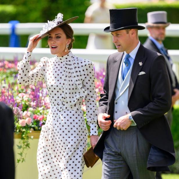 Prinz William und Prinzessin Kate beim Pferderennen in Ascot.