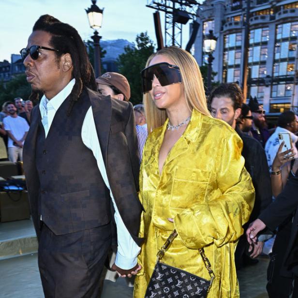 Beyoncé und Jay-Z besuchen gemeinsam eine Veranstaltung in Paris.
