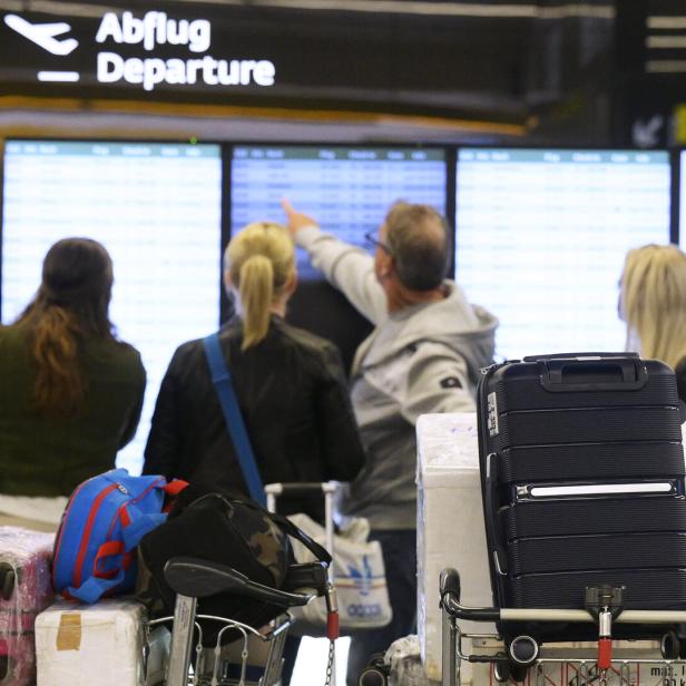 WARNSTREIK IM DEUTSCHEN FLUGVERKEHR - AUSWIRKUNGEN AM FLUGHAFEN WIEN-SCHWECHAT
