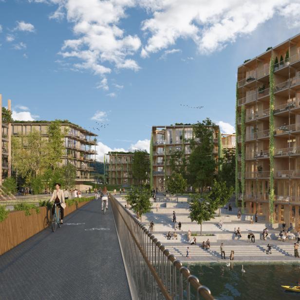 1000 Wohnungen sollten an der Donau entstehen, teils im Hochwasser-gefährdeten Gebiet