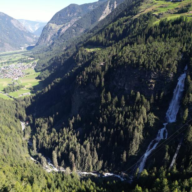 Der Stuibenfall ist Tirols größter Wasserfall.