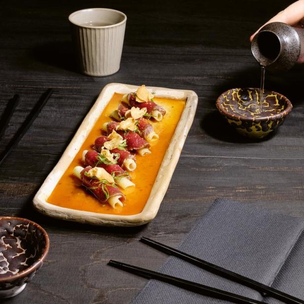 Japanisches Reh-Tataki.