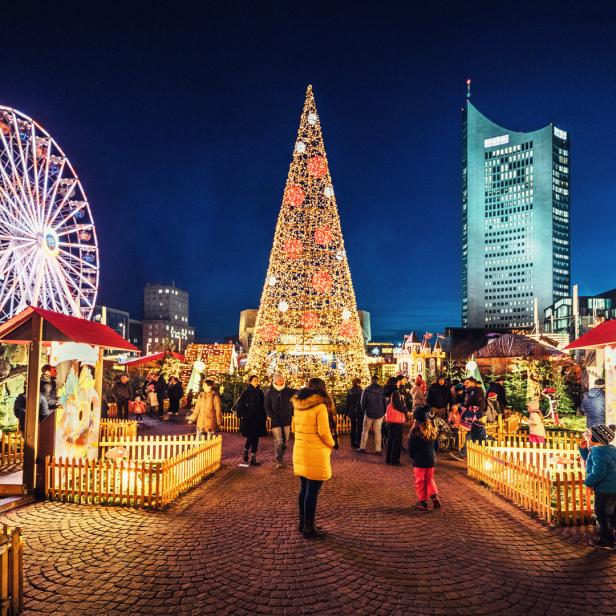 Weihnachtsmarkt in Leipzig
