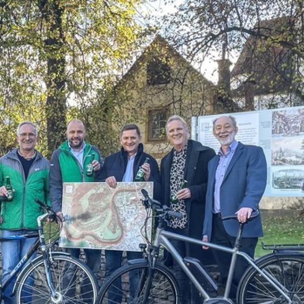 Neue Attraktion in der Braustadt Leoben: „Gösser Radlerweg“ feierlich eröffnet