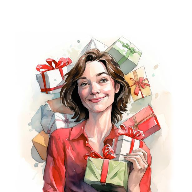 Auf der Suche nach passenden Weihnachtsgeschenken.