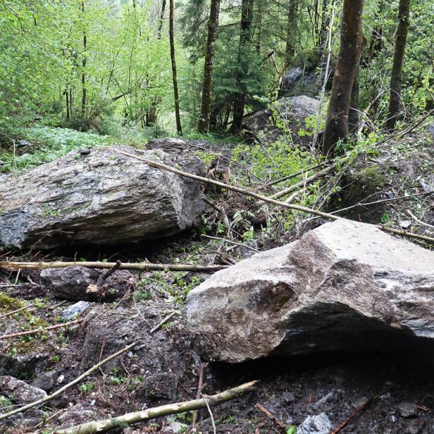 Felssturz (Symbolbild)