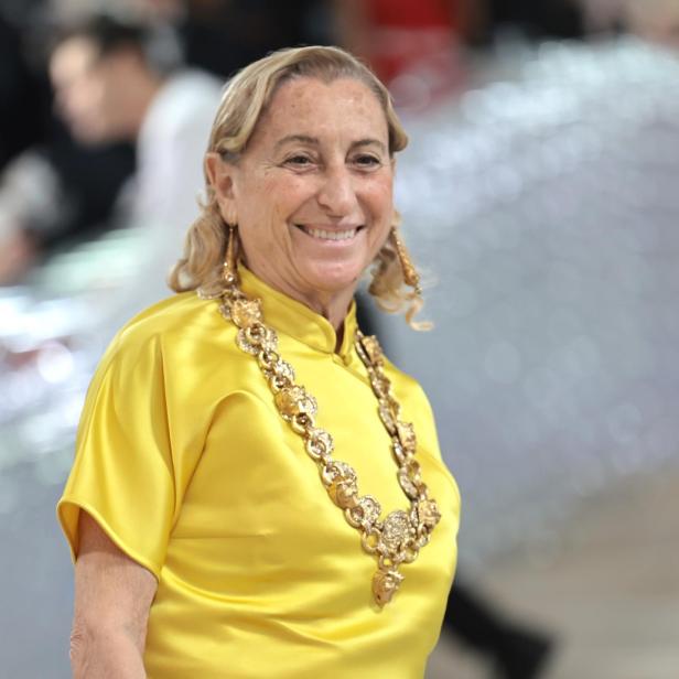 Miuccia Prada auf der Met Gala.