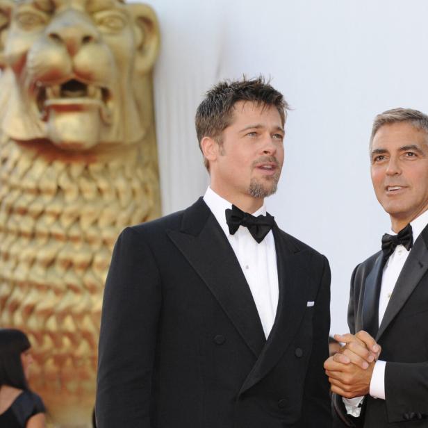 Brad Pitt und George Clooney.