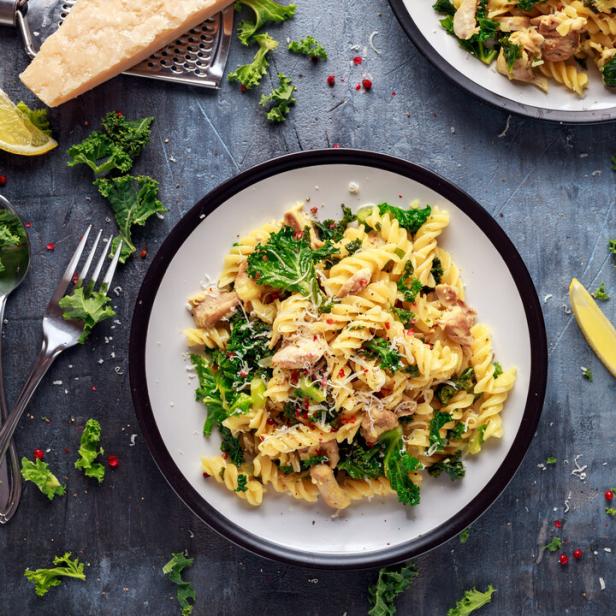Pasta mit Wirsing.