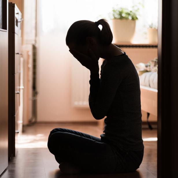 Sad young woman
