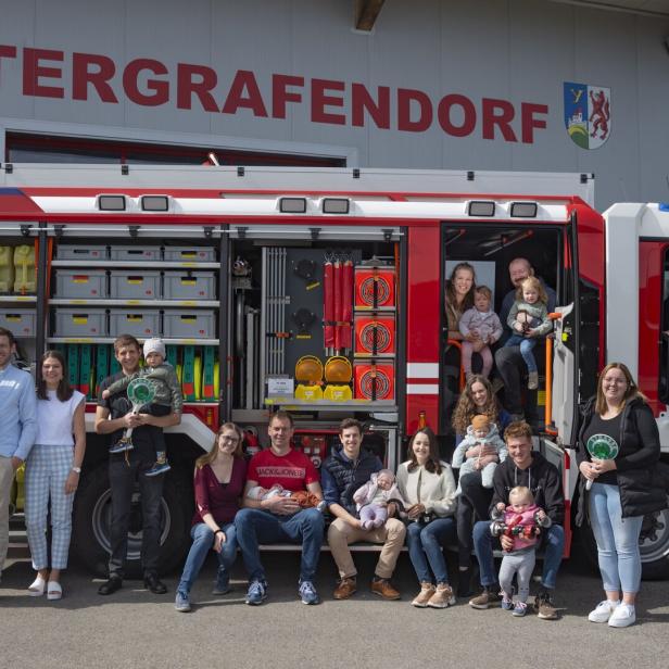 Zehn Mal Nachwuchs: Feuerwehr in Niederösterreich ist im Kinderglück