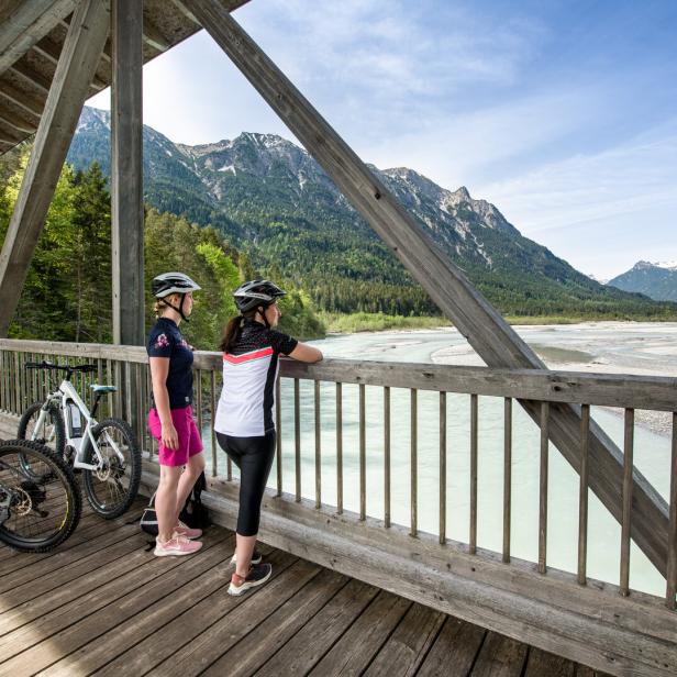 Der Lech, einer der letzten Wildflüsse der Alpen.