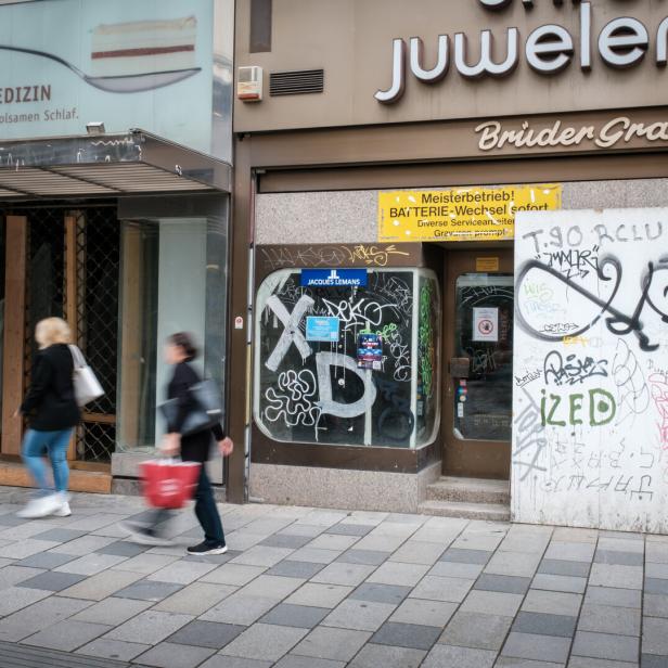 Wiener Mariahilfer Straße kämpft mit Umsatzrückgängen und Leerständen