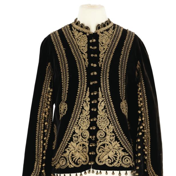 Ungarische Samtjacke von Kaiserin Elisabeth von Österreich.