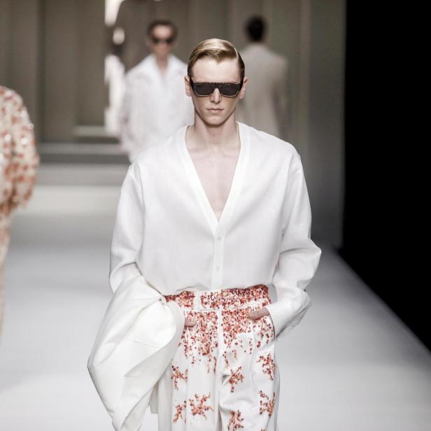 Die Männer-Outfits bei der Dolce & Gabbana-Show auf der Mailänder Fashion Week 2025.