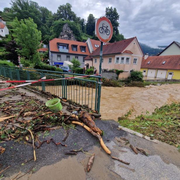 Unwetterschäden in Gemeinde Deutschfeistritz
