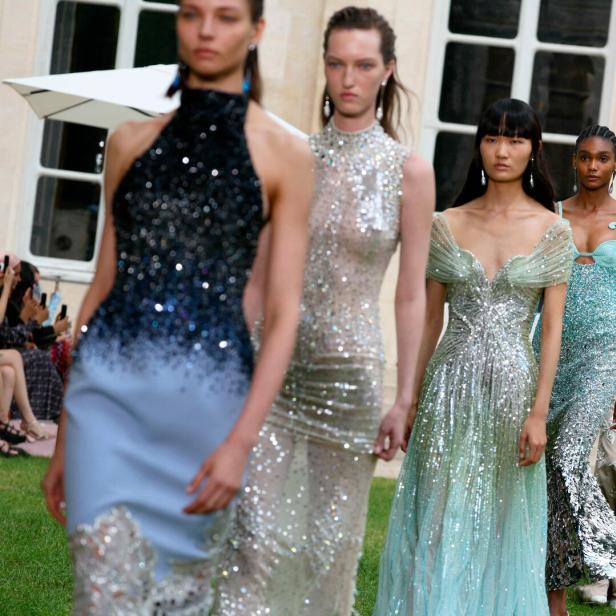 Glitzer und Glamour bei Georges Hobeika.