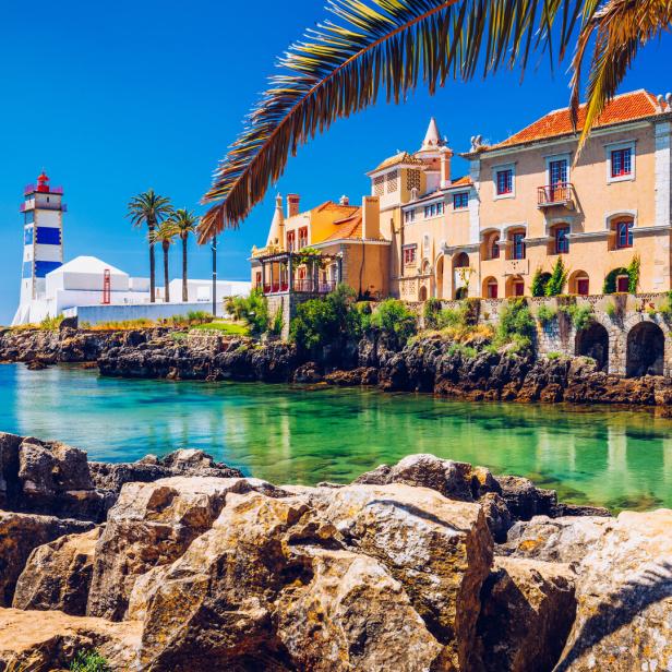 Der Fotospot schlechthin in Cascais: Leuchtturm Santa Marta.