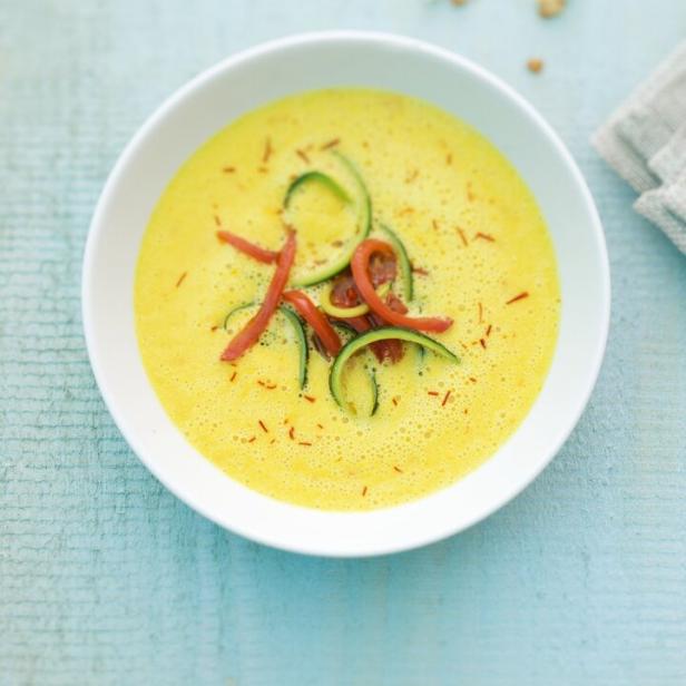 Paprika-Safran-Suppe.