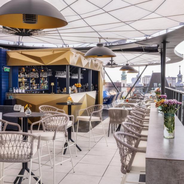 Neue Rooftop-Bar Lamée im 1. Bezirk in Wien.