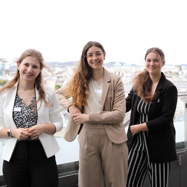Das 16. VERBUND-Frauenstipendium an drei Studentinnen der TU Wien  vergeben