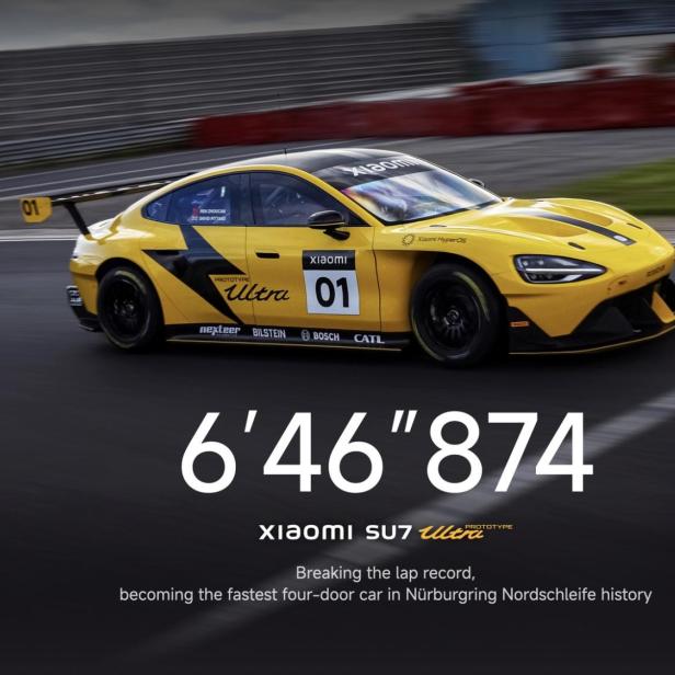 Xiaomi fährt neuen Rekord auf der Nürburgring-Nordschleife