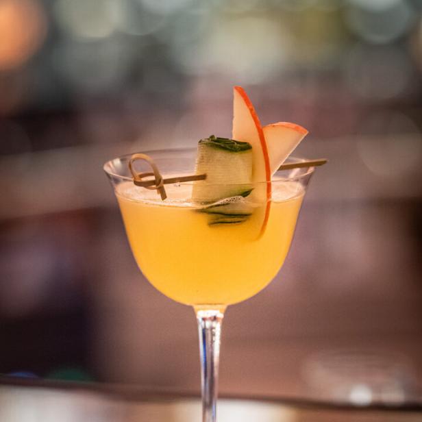 Cocktail aus der Donnersmarkt Bar: „Granny's Breeze“.