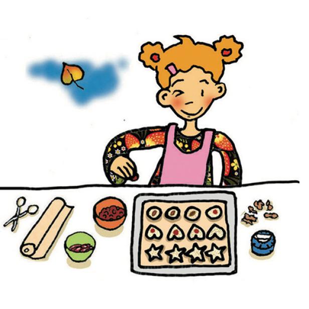 Lilli kocht: Nusskekse.