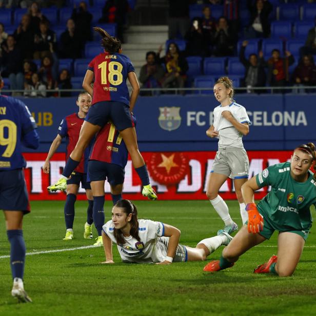 0:7 bei Barcelona: Eine Lehrstunde auf höchstem Niveau für St. Pölten